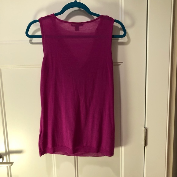 Banana Republic pink knit sleeveless top - Picture 3 of 4